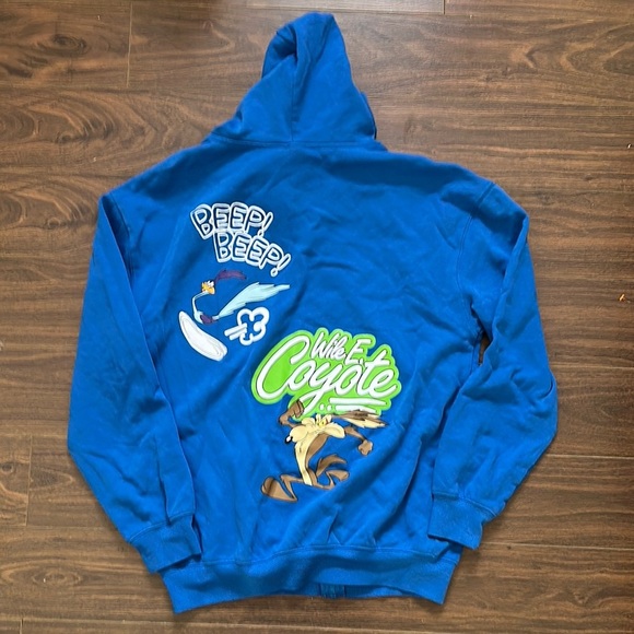 Warner Bros. Looney Tunes Blue Hoodie - Picture 5 of 6